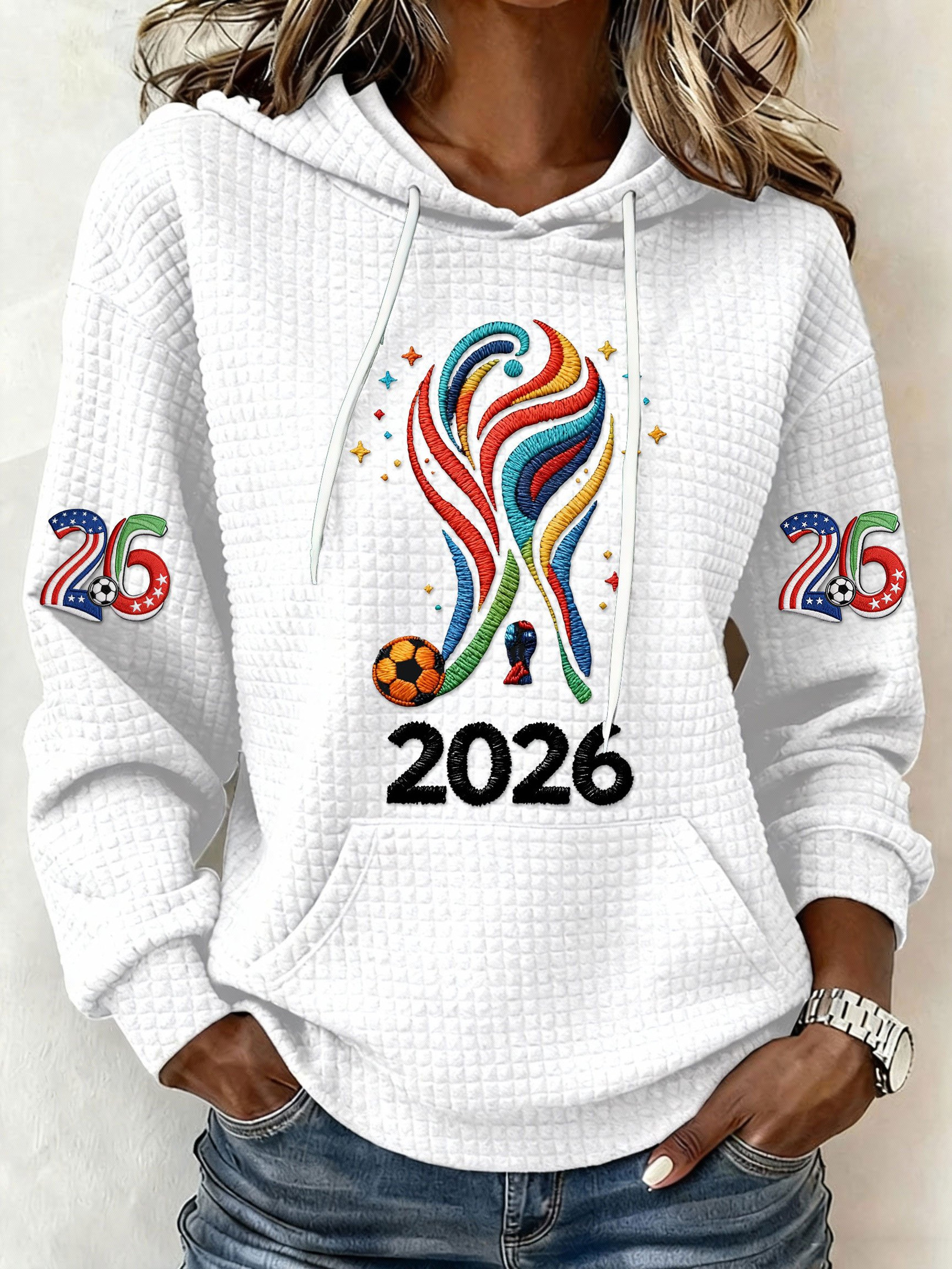 2026 World Cup Hoodie Women's Game Day Clothing World Cup FIFA Merch Gifts For Fans