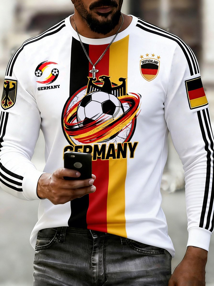 Germany 2026 World Cup Long Sleeve Shirt Germany National Football Team Fan Clothing Best Gifts