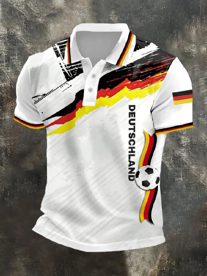 Germany 2026 World Cup Merch Deutschland Polo Shirt Men's Game Day Merch Clothing Fan Gifts
