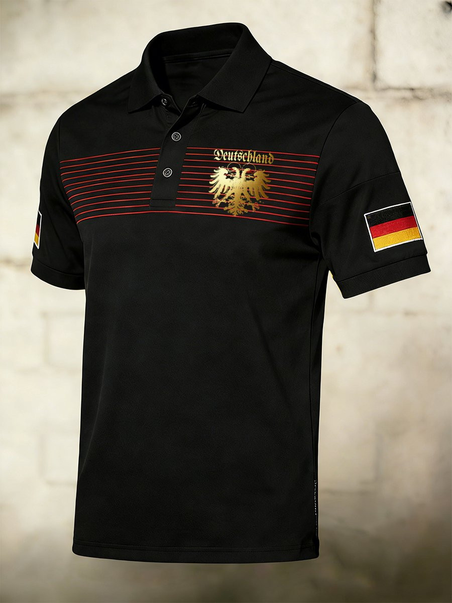 Germany Soccer 2026 World Cup Polo Shirt Men's Game Day Merch Gift For Team Germany Lovers