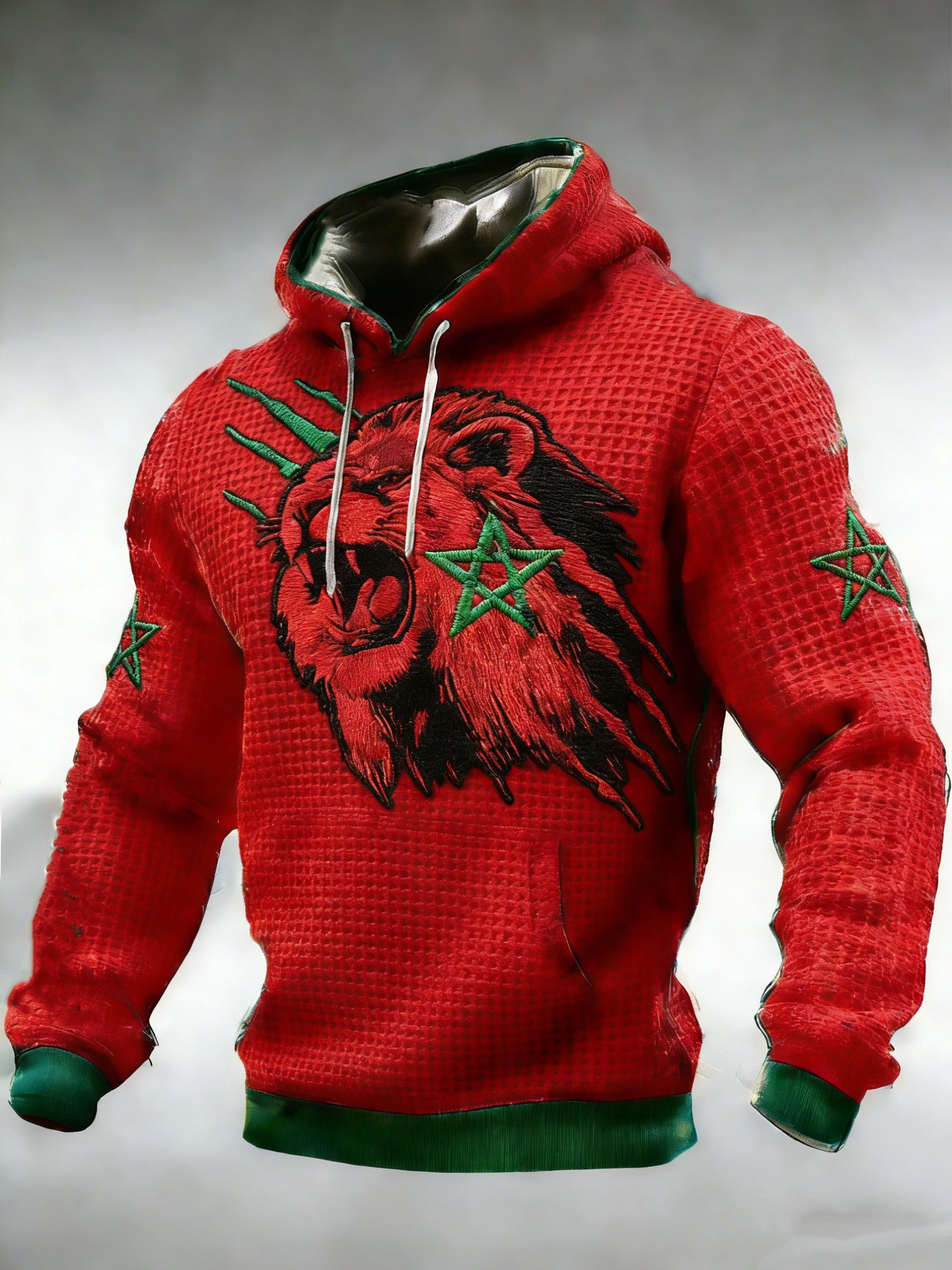 Morocco 2026 World Cup Merch Team Morocco Atlas Lions Hoodie Gifts For Football Lovers