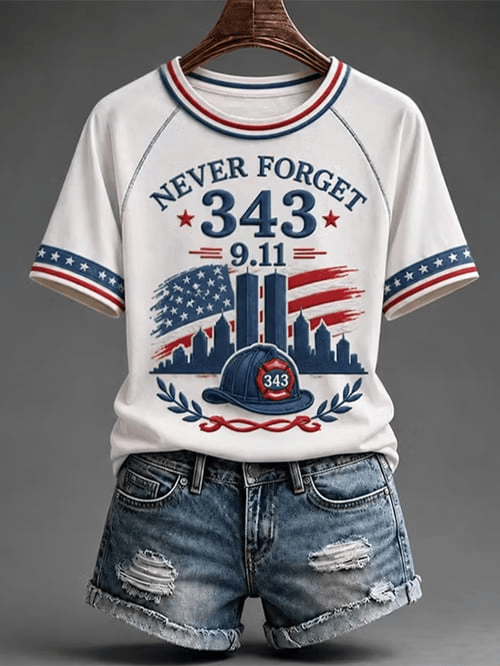 Never Forget T-Shirt We Remember Honor And Remember 2001 2026 Merch Gift