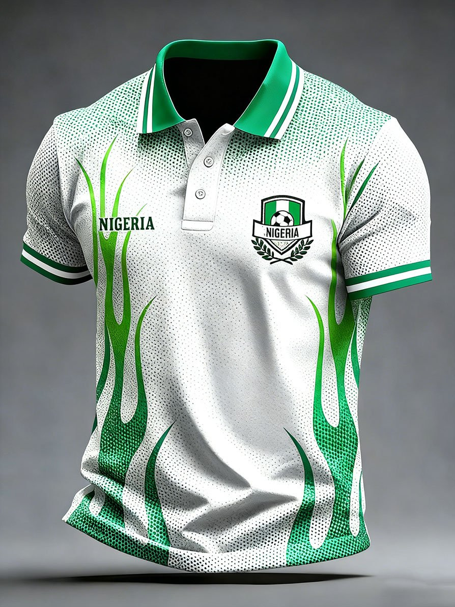 Nigeria World Cup 2026 Polo Shirt Mens Game Day Merch Gift For Nigerian Football Team Fans