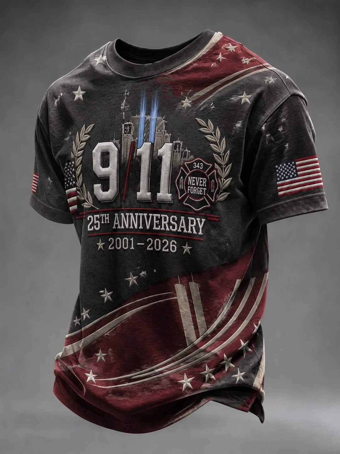 9 11 25th Anniversary 2001 2026 Vintage Shirt 911 Memorial Tee Gift Ideas