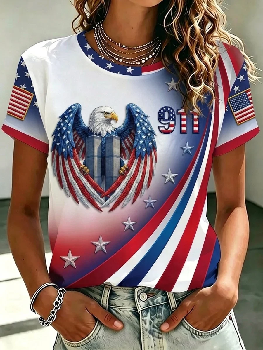 9 11 25th Anniversary Never Forget Eagle Shirt 9 11 Memorial Tee