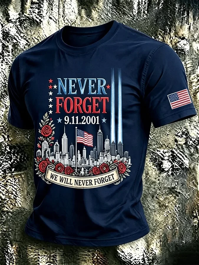 9 11 25th Anniversary Never Forget Shirt 911 Clothes Cool Gifts For Husband