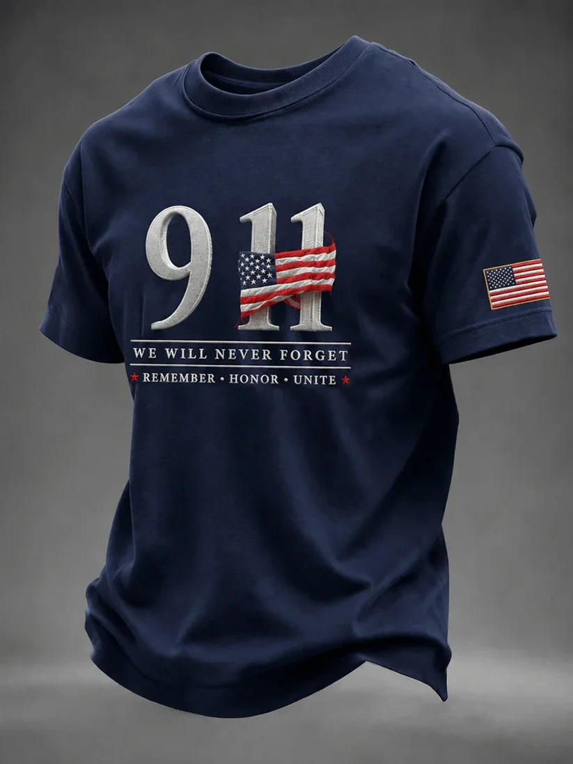 9 11 25th Anniversary Never Forget Shirt Patriot Day Attire September 11 Memorial Apparel