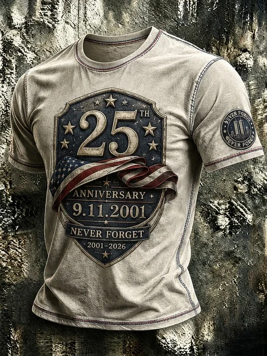 9 11 25th Anniversary Never Forget Vintage Shirt 9 11 Commemorative Clothing Gift Ideas