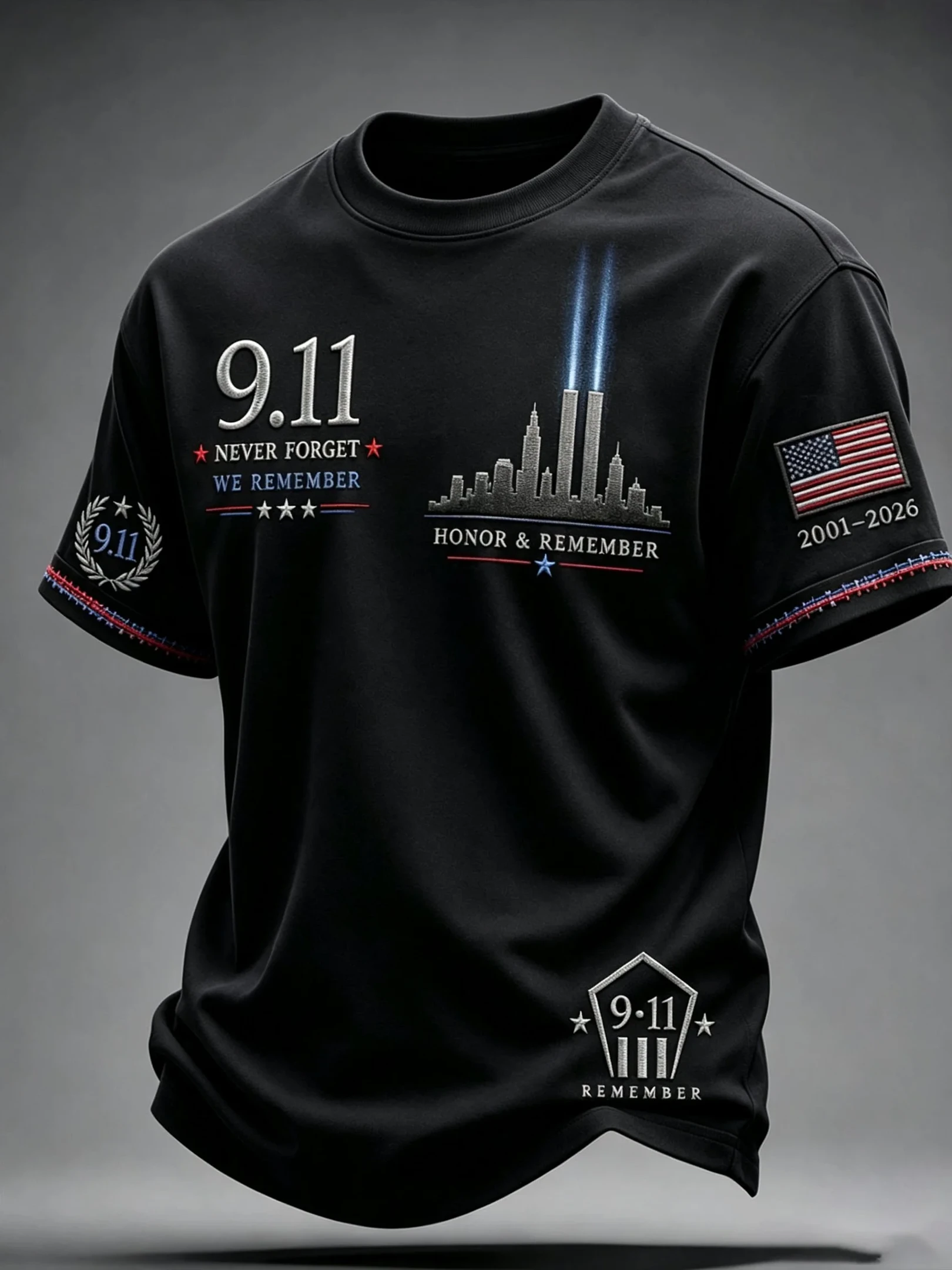 9 11 25th Anniversary Patriotic Shirt 9 11 Clothes Gift Ideas For Husband
