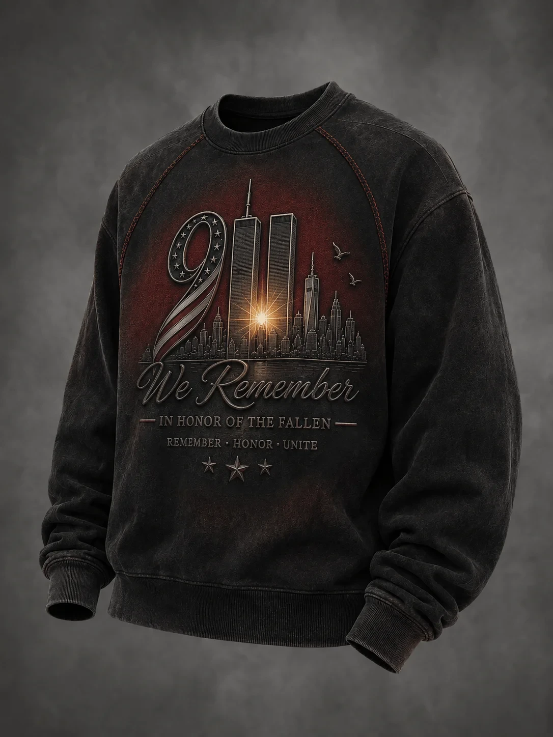 9 11 25th Anniversary Patriotic Sweatshirt 911 Clothing Patriotic Apparel Gift Ideas