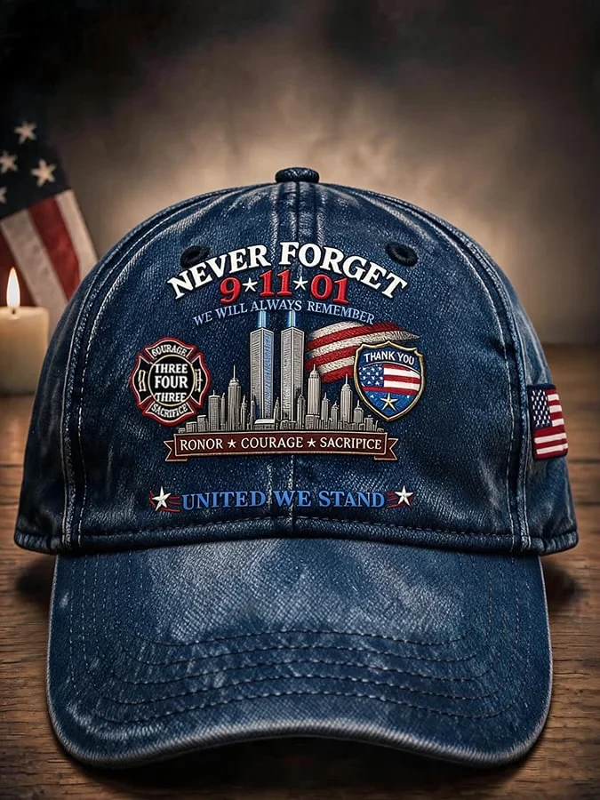 9 11 25th Anniversary United We Stand Hat 9 11 Baseball Cap Present For Him