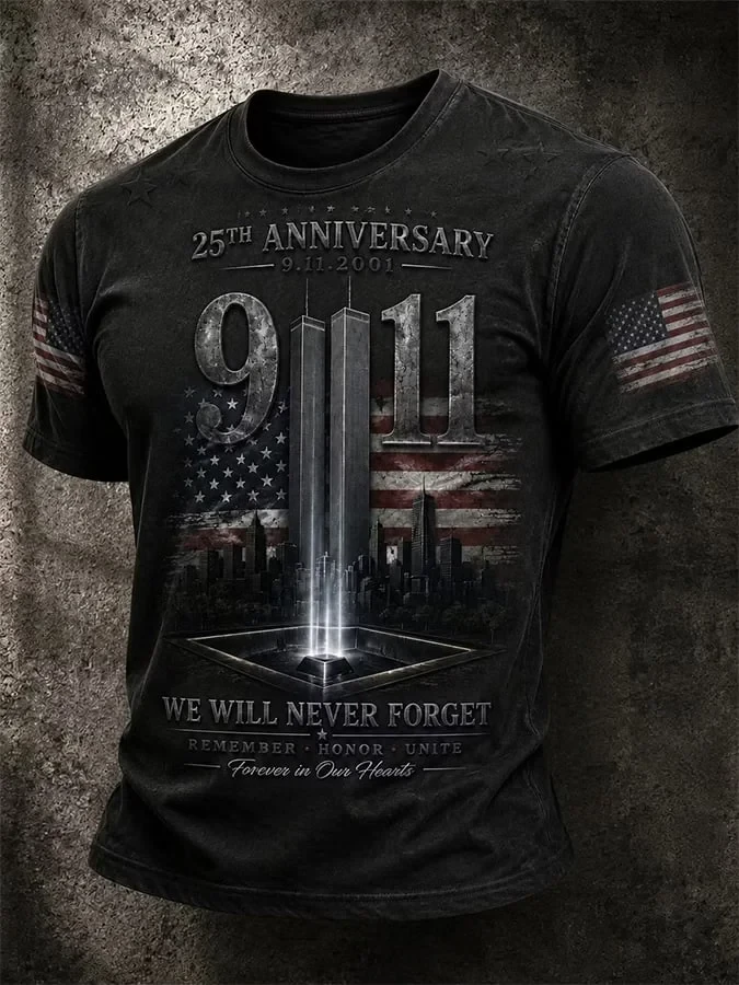 9 11 25th Anniversary Vintage Shirt We Will Never Forget Clothing Gift For Brother