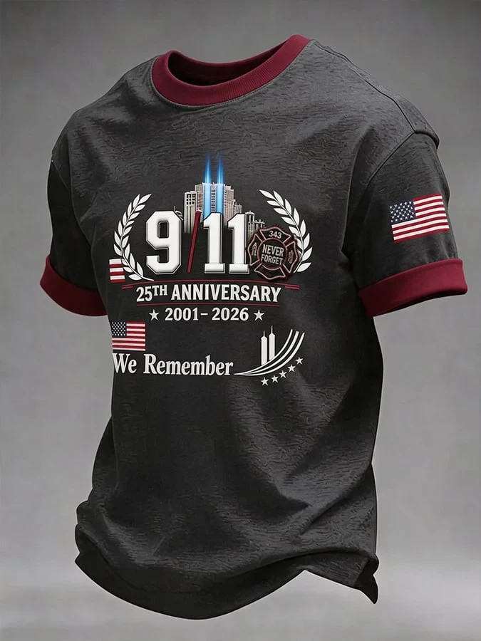 9 11 25th Anniversary We Remember 2001 2026 Shirt 9 11 Merch American Flag Shirts