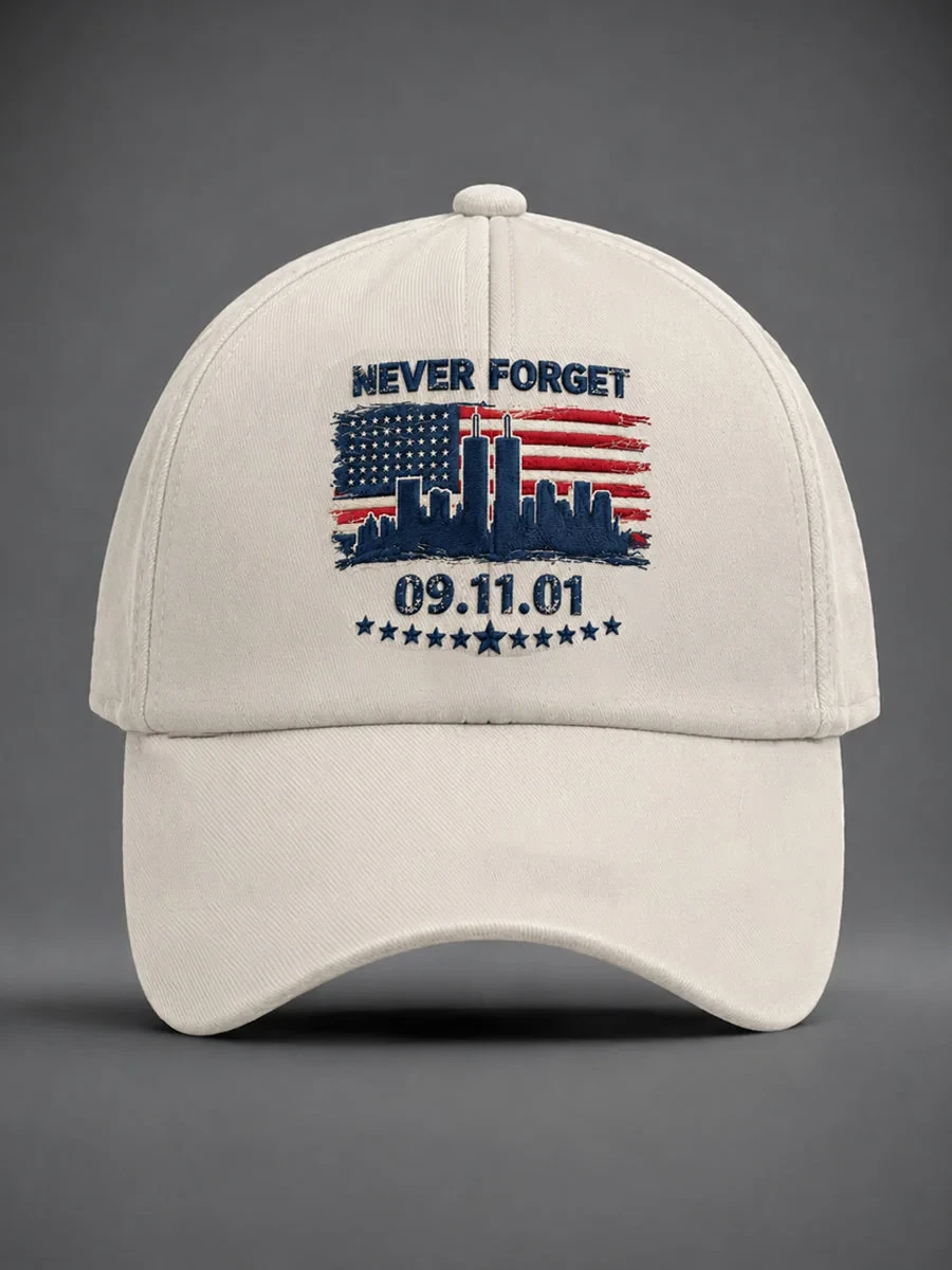 9 11 25th Anniversary We Will Never Forget Hat 9 11 Baseball Cap Tribute Gift Ideas