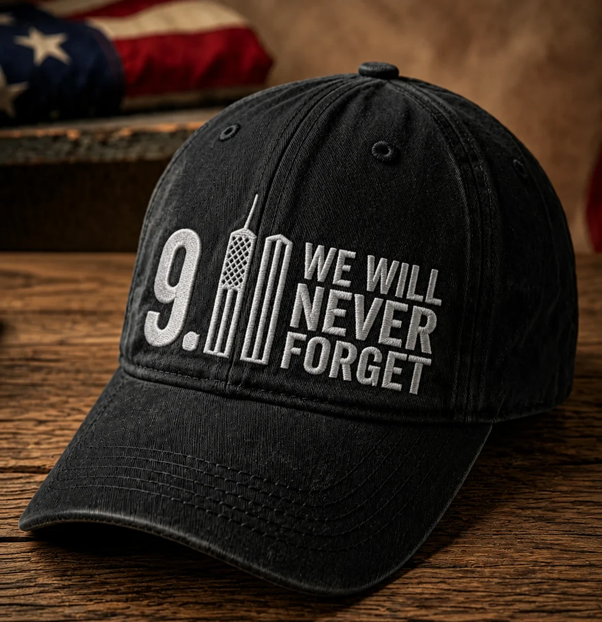 9 11 25th Anniversary We Will Never Forget Hat 9 11 Commemorative Baseball Cap Tribute Gift
