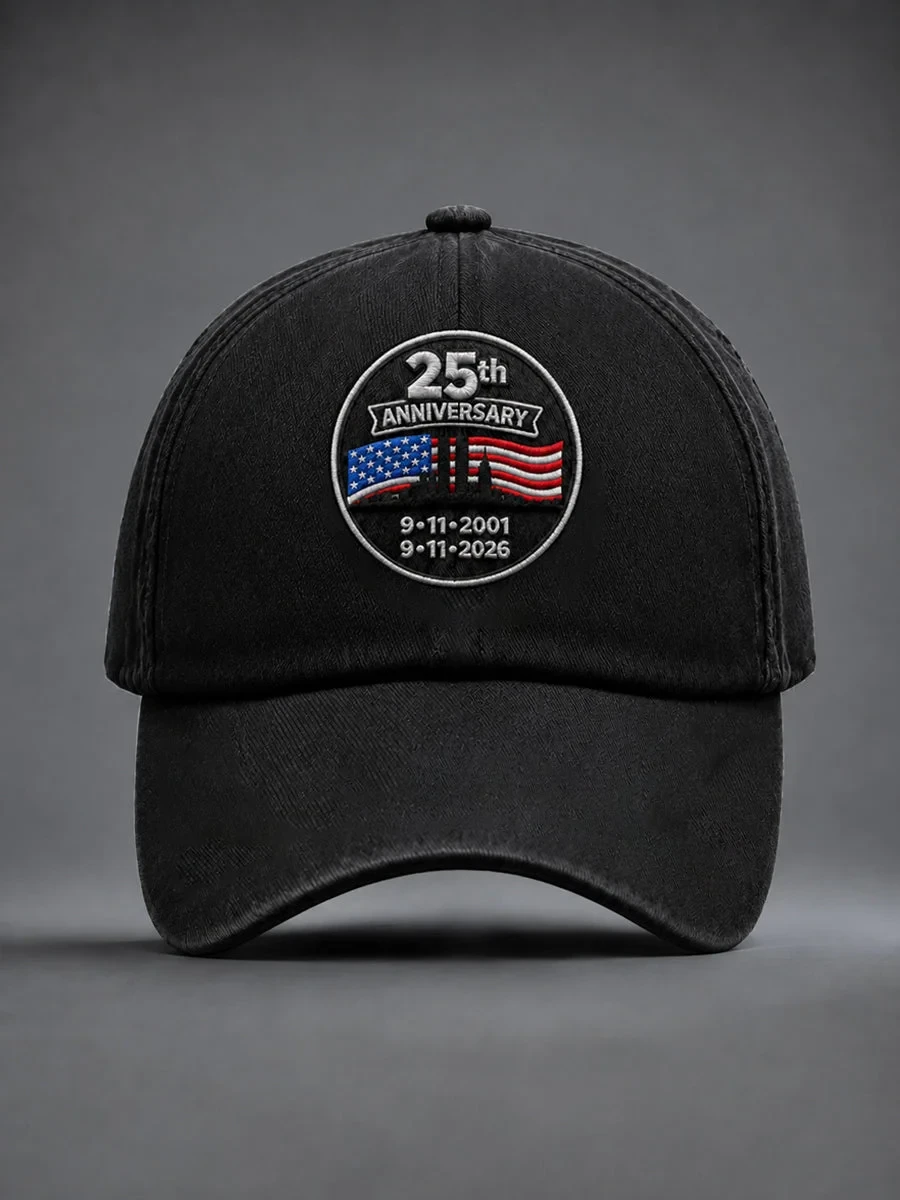 9 11 25th Anniversary We Will Never Forget Hat 9 11 Tribute Baseball Cap Good Gifts For Him