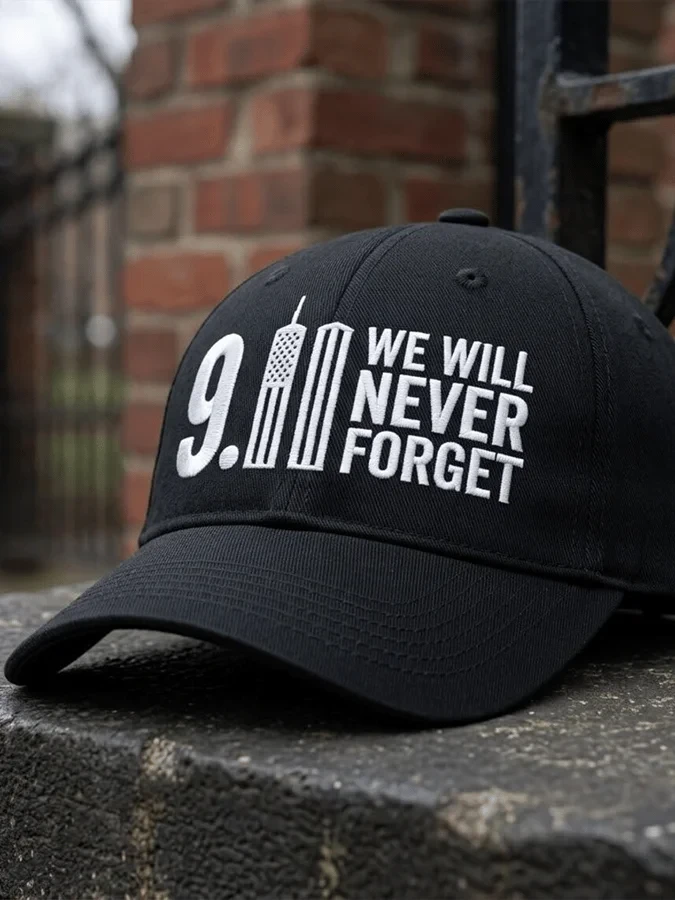 9 11 25th Anniversary We Will Never Forget Hat 9 11 Tribute Baseball Cap Memorial Gifts