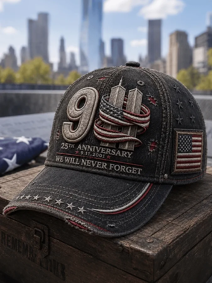 9 11 25th Anniversary We Will Never Forget Hat Patriot Day Cap Gifts For Friends