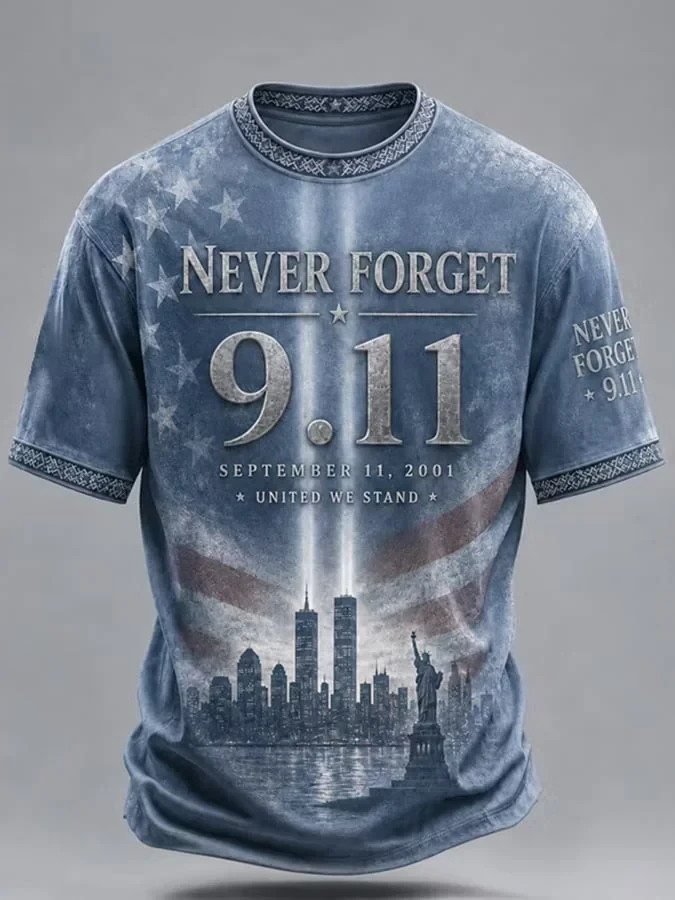 9 11 25th Anniversary We Will Never Forget Patriotic Shirt 9 11 Clothing Gift Ideas For Him