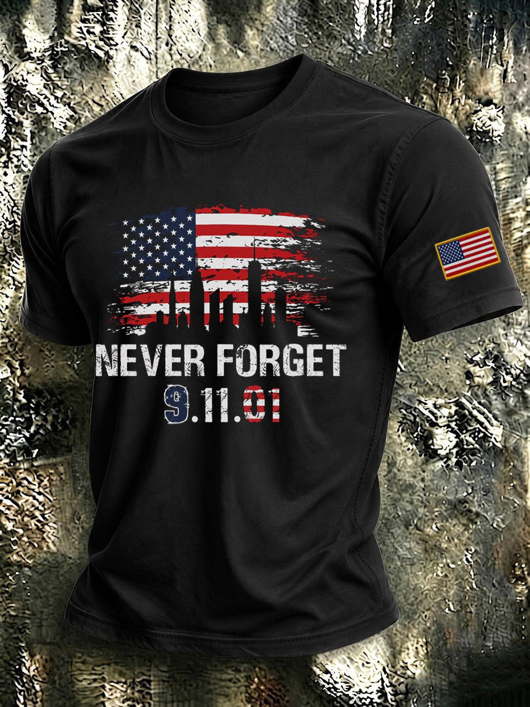 9 11 We Will Never Forget T-Shirt Patriot Day Remembrance Merch For Loved Ones
