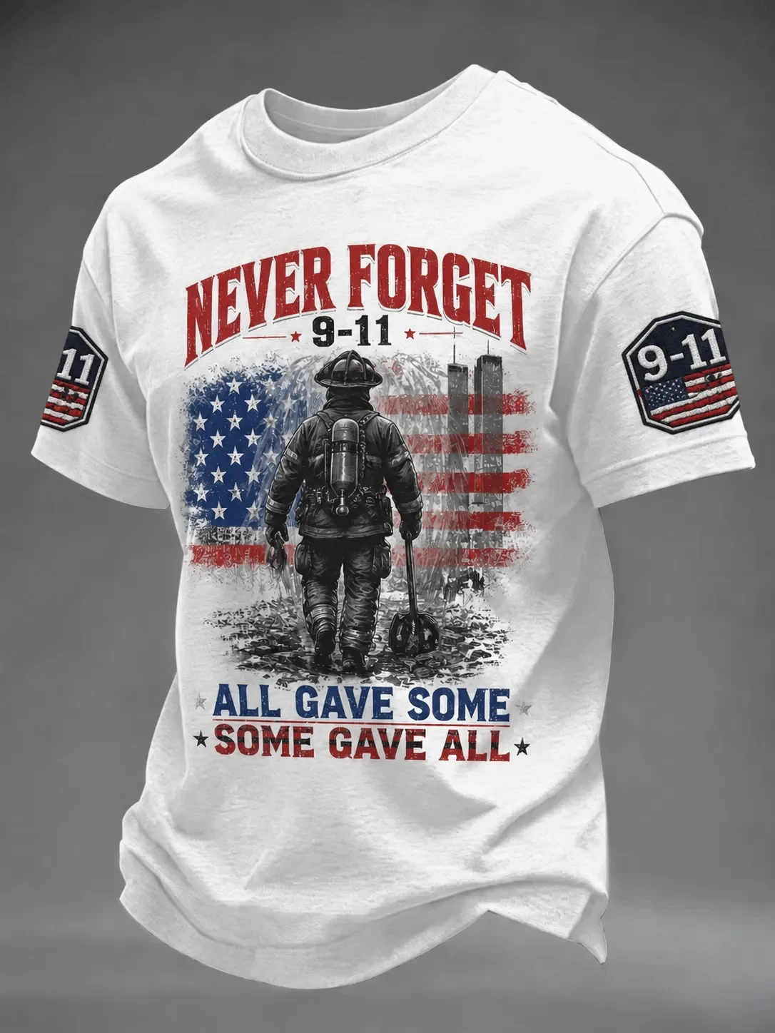 911 Never Forget Memorial Shirt 9 11 25th Anniversary Clothing