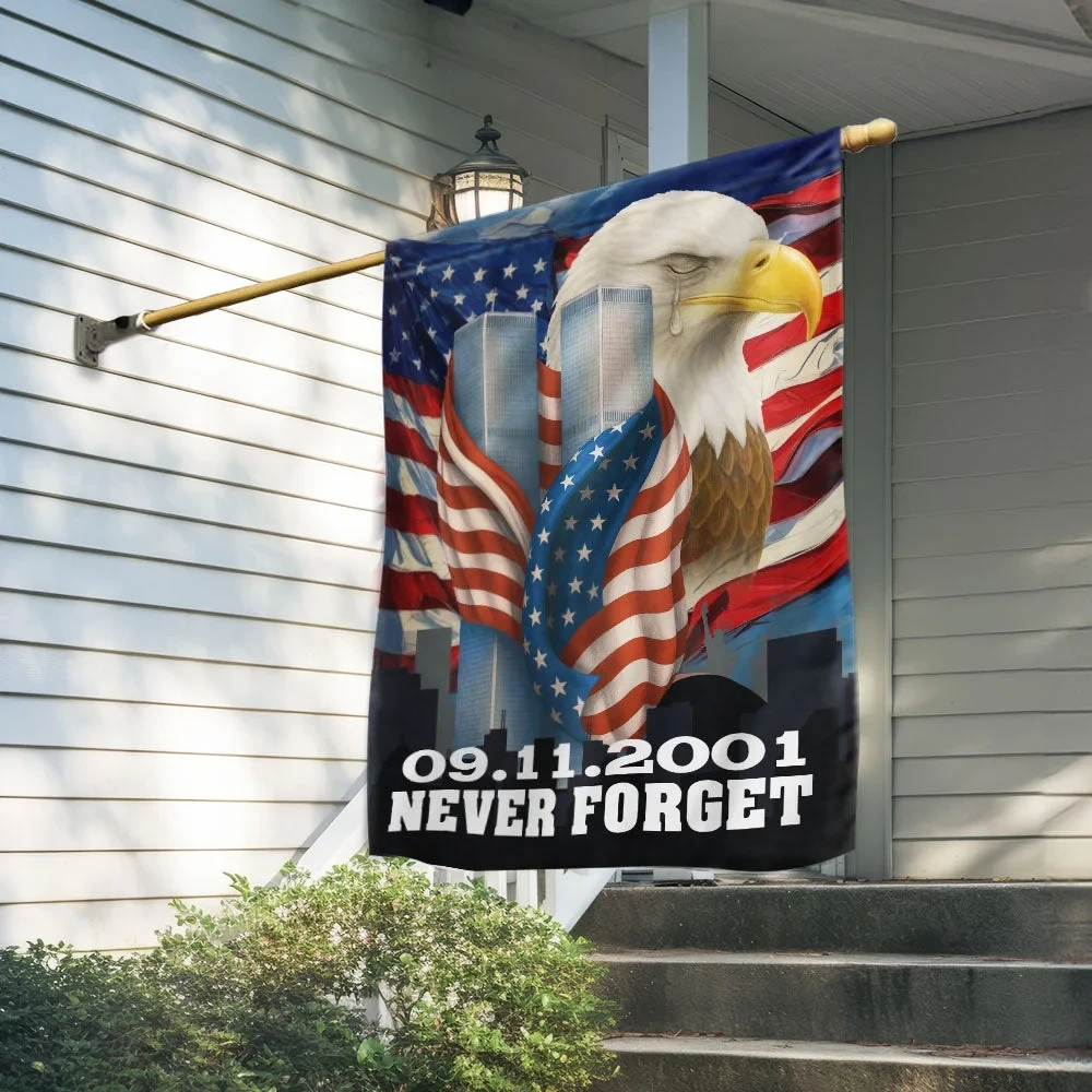 American Memorial 9 11 Patriot Day Canvas Flag Best Gift For Patriots