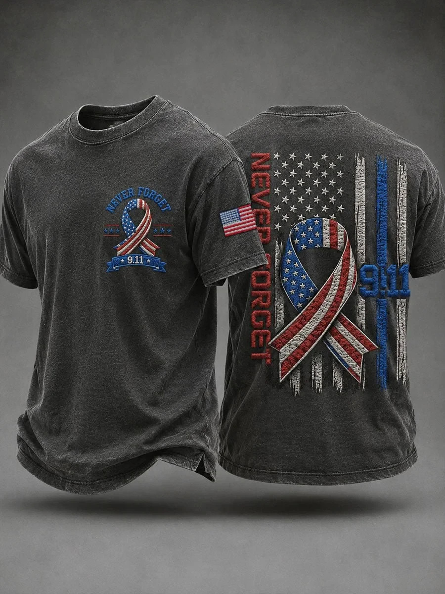 In Memory Of 9 11 Victims T-Shirt 911 25Th Anniversary Never Forget Clothes Best Gift For Brothers