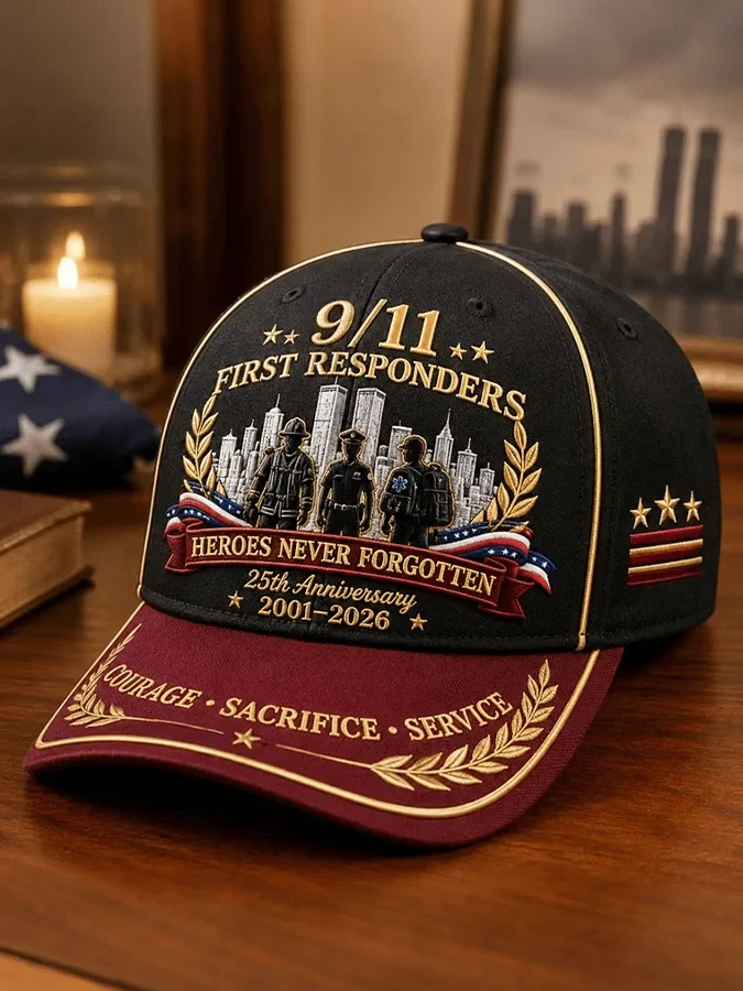 Never Forget 9 11 Honor The Heroes Hat 911 25th Anniversary Never Forget Baseball Cap