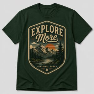 Explore More National Park Outdoor Adventure T-Shirt