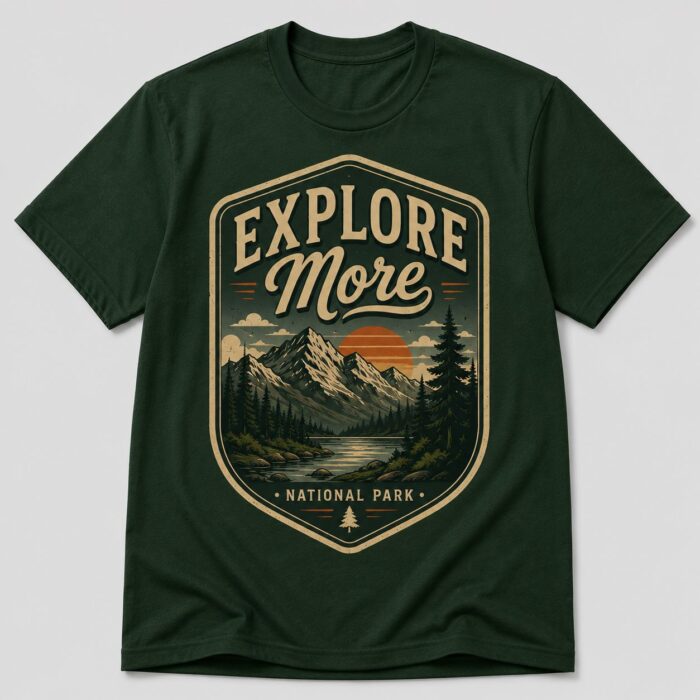 Explore More National Park Outdoor Adventure T-Shirt Explore More National Park Outdoor Adventure T-Shirt