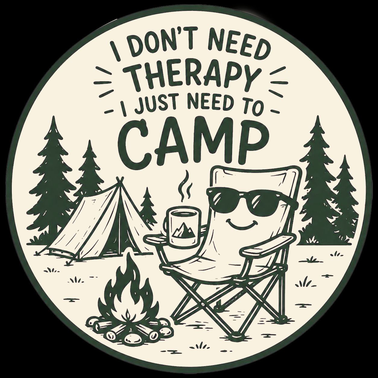Funny Camping T-Shirts