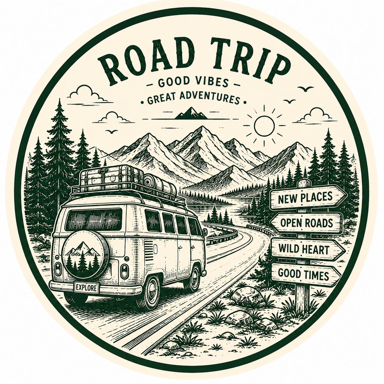 Road Trip T-Shirts